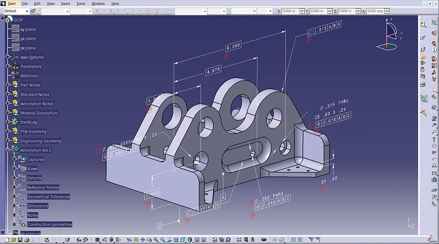 Using CATIA STEP to Exchange 3D Models with PMI or Composites ...